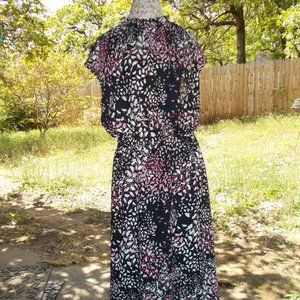 NWT Banana Republic High Neck Floral Midi Dress